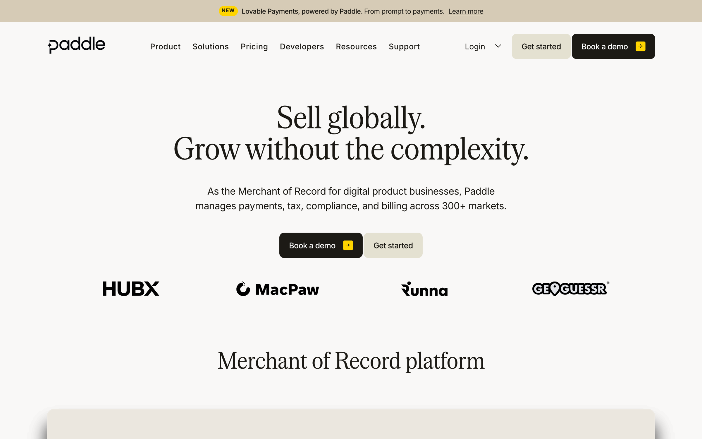 Website overview
