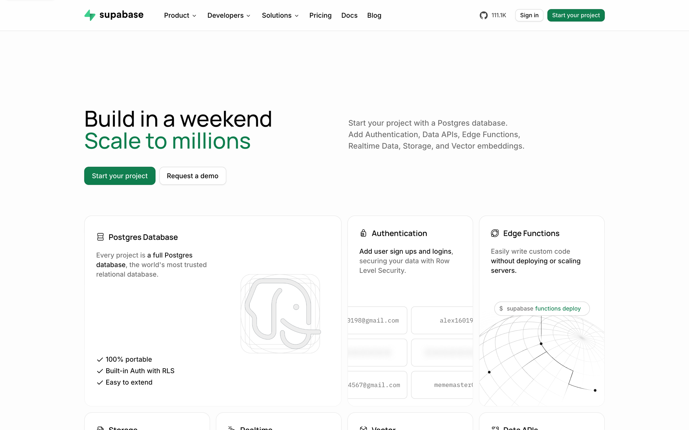 Website overview