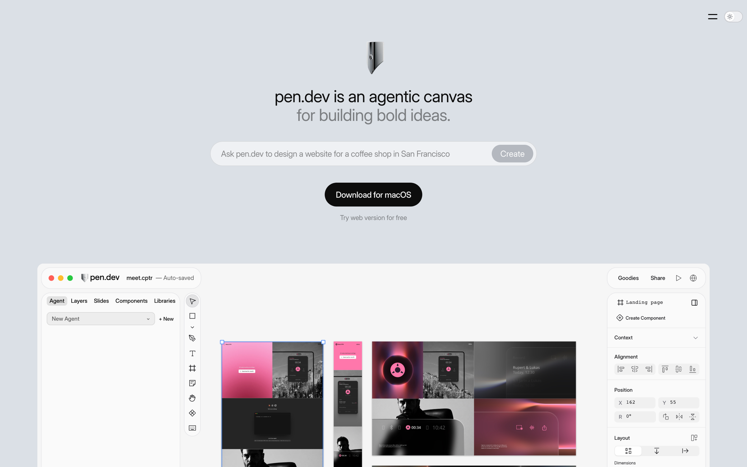 Website overview