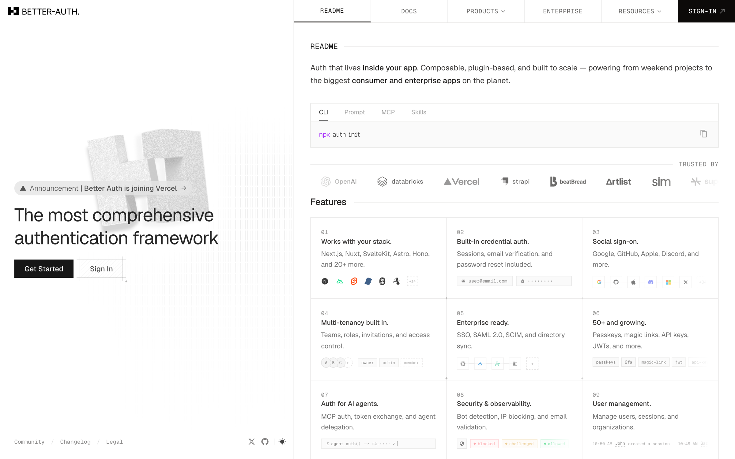 Website overview