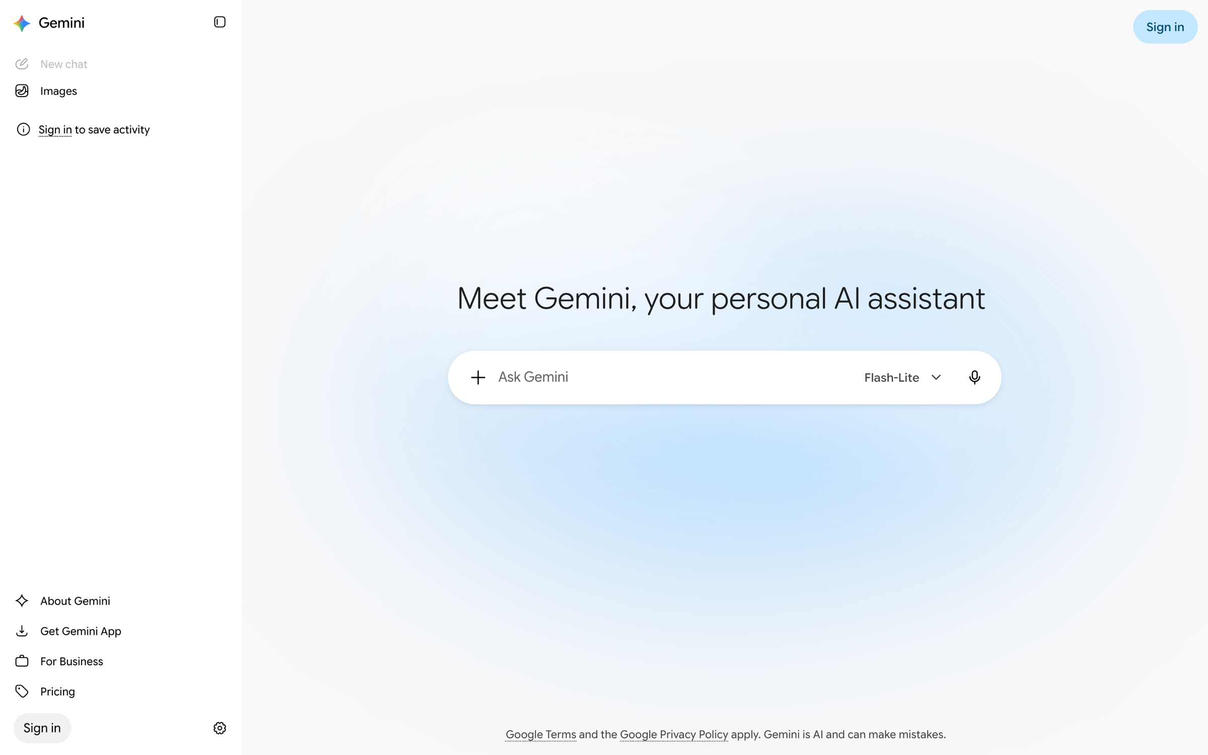 Website overview