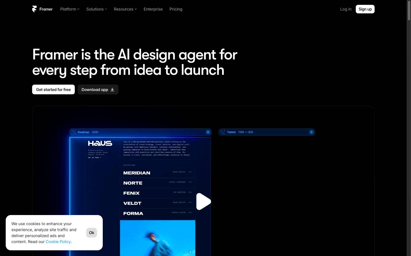 Website overview