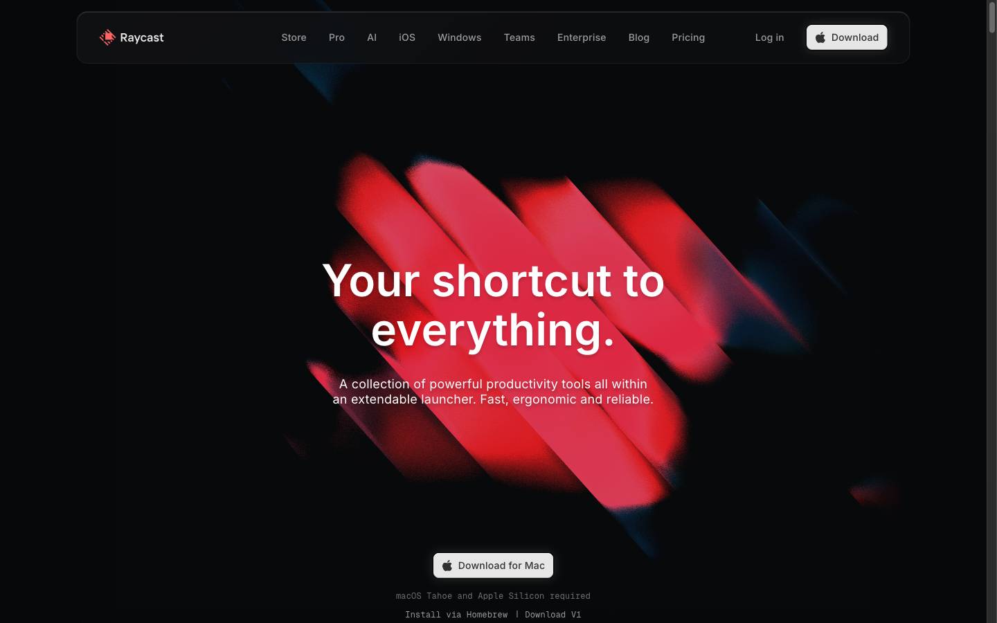 Website overview